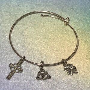 Silver Celtic Charm Bracelet